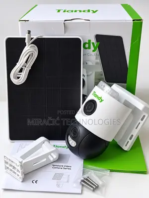 Tiandy 4G 2 Lens Solar CCTV Camera