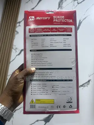 Mercury Surge Protector 6 Sockets 4 USB