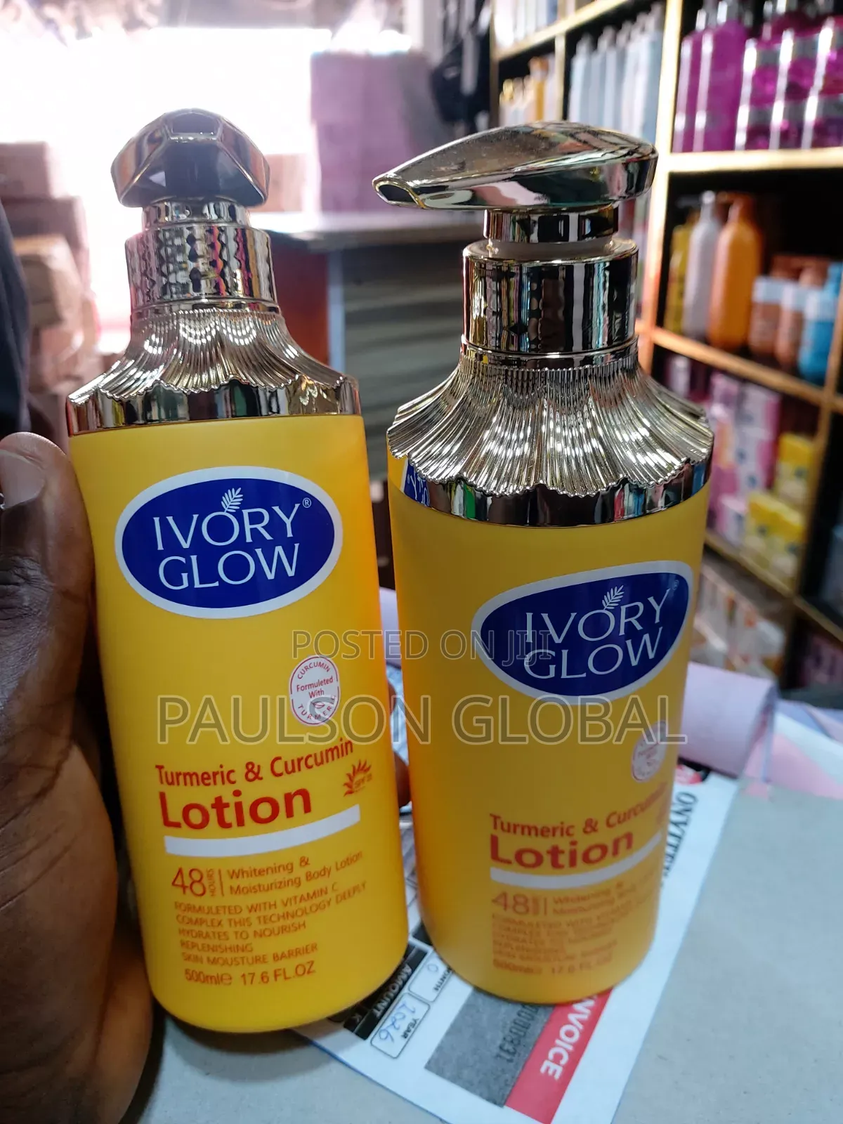 Ivory Glow Formulated With Turmeric & Curcumin Body Lotion