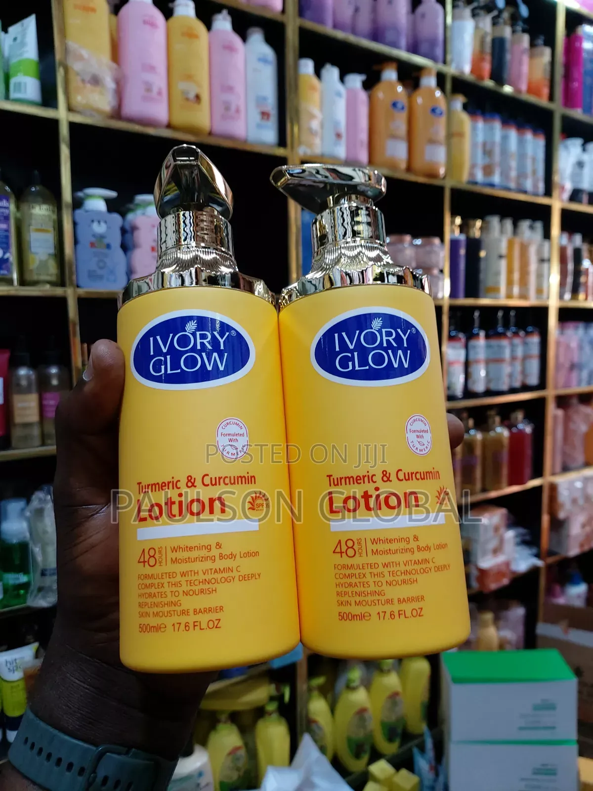 Ivory Glow Formulated With Turmeric & Curcumin Body Lotion