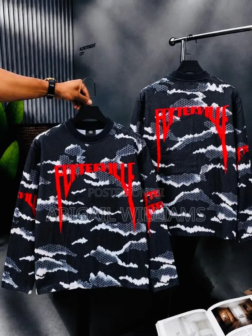 Designer Camo Honeycomb Sweatshirt