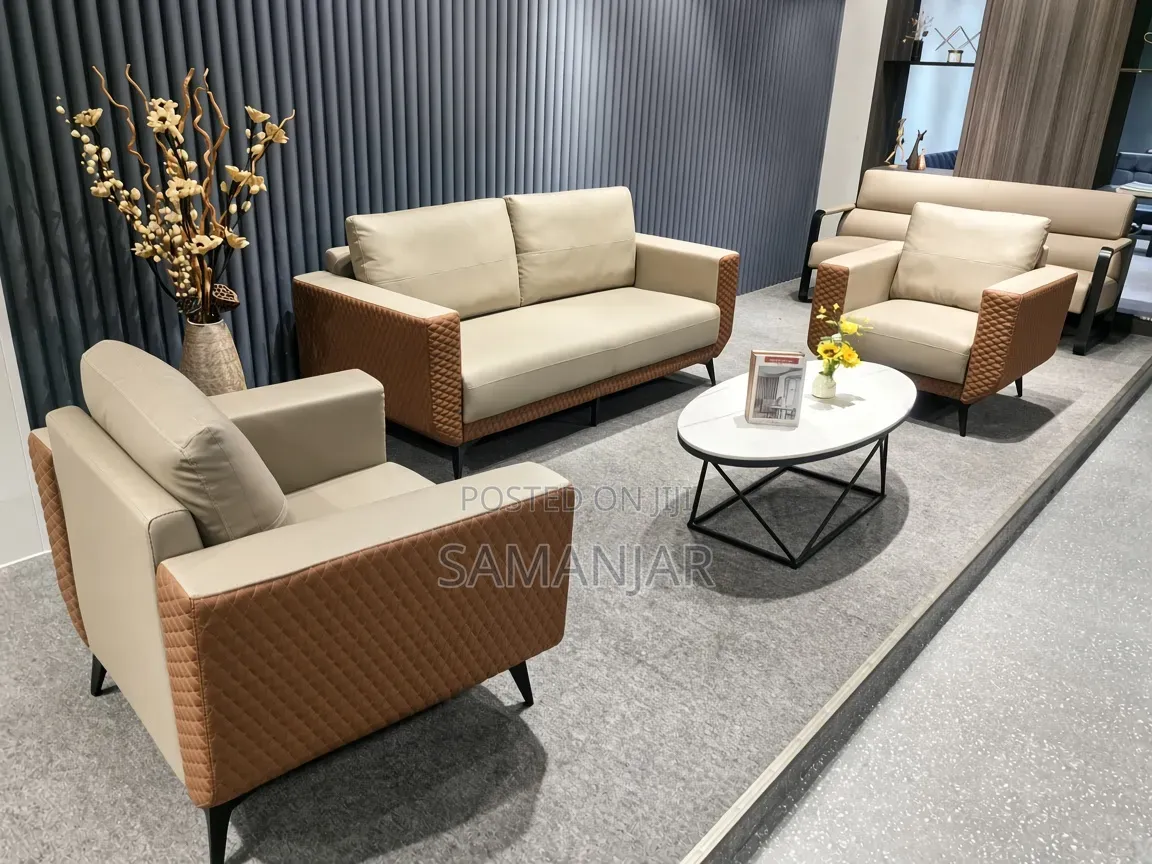 Office Quilt Sofa (2 Single + 3in1seaters)