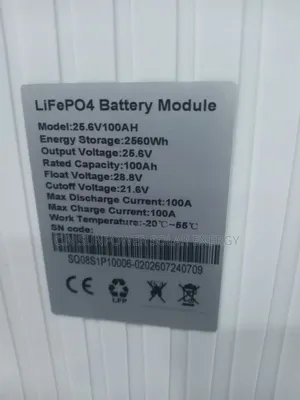 2.5kwh/24v SMS Lithium-Iron Phosphate Energy Storage Battery System