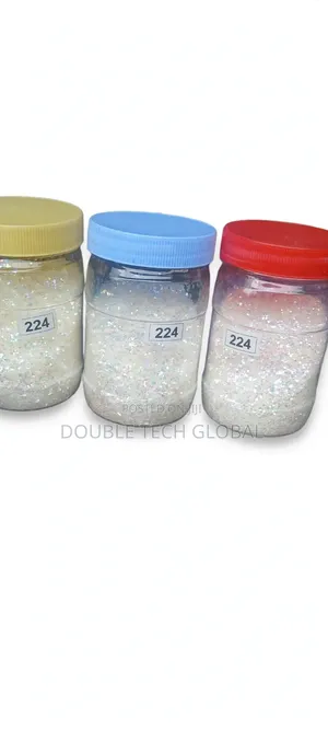 Chunky Glitter Powder Code 224 - Iridescent White Glitter for Epoxy