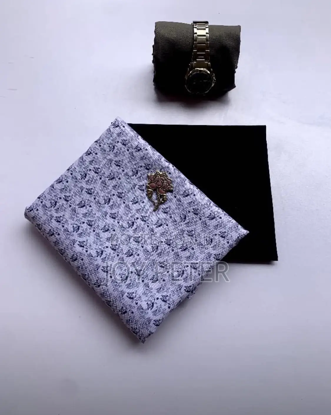 Plain and Pattern Fabric Combo