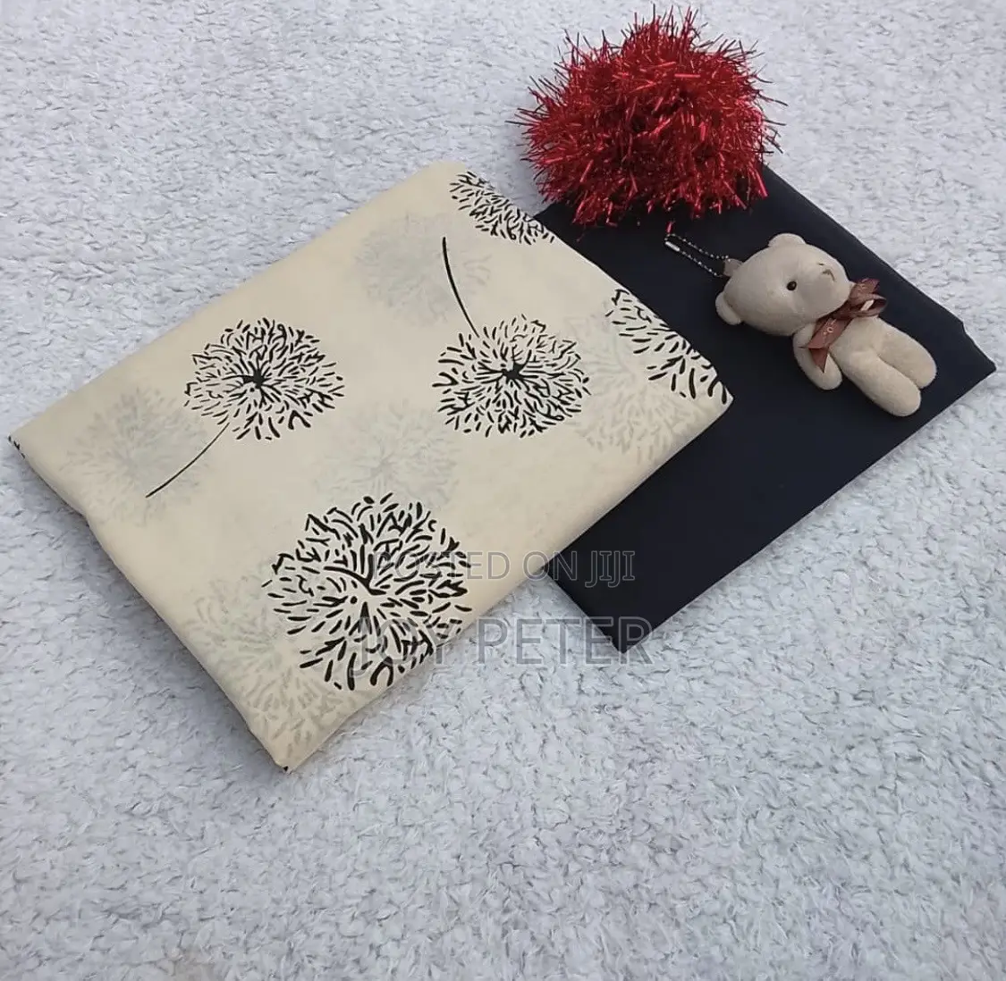 Plain and Pattern Fabric Combo