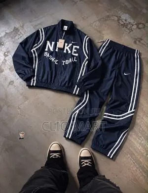 Nike Basketball Vintage Tracksuit Co-Ord Set | Navy & Black