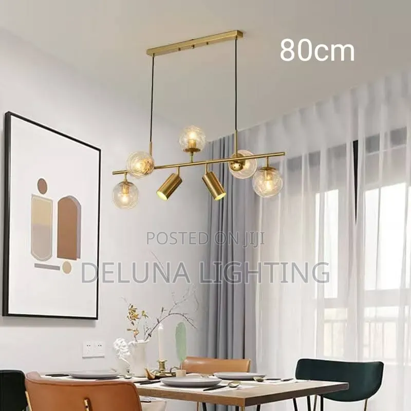 Modern Elegant Drop Chandelier – Stylish LED Dining Light