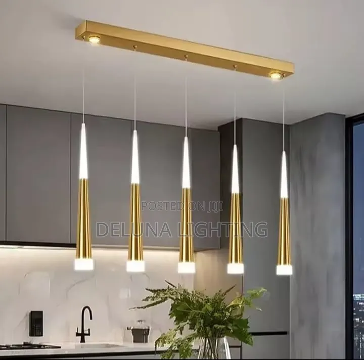 Modern Elegant Drop Chandelier – Stylish LED Dining Light