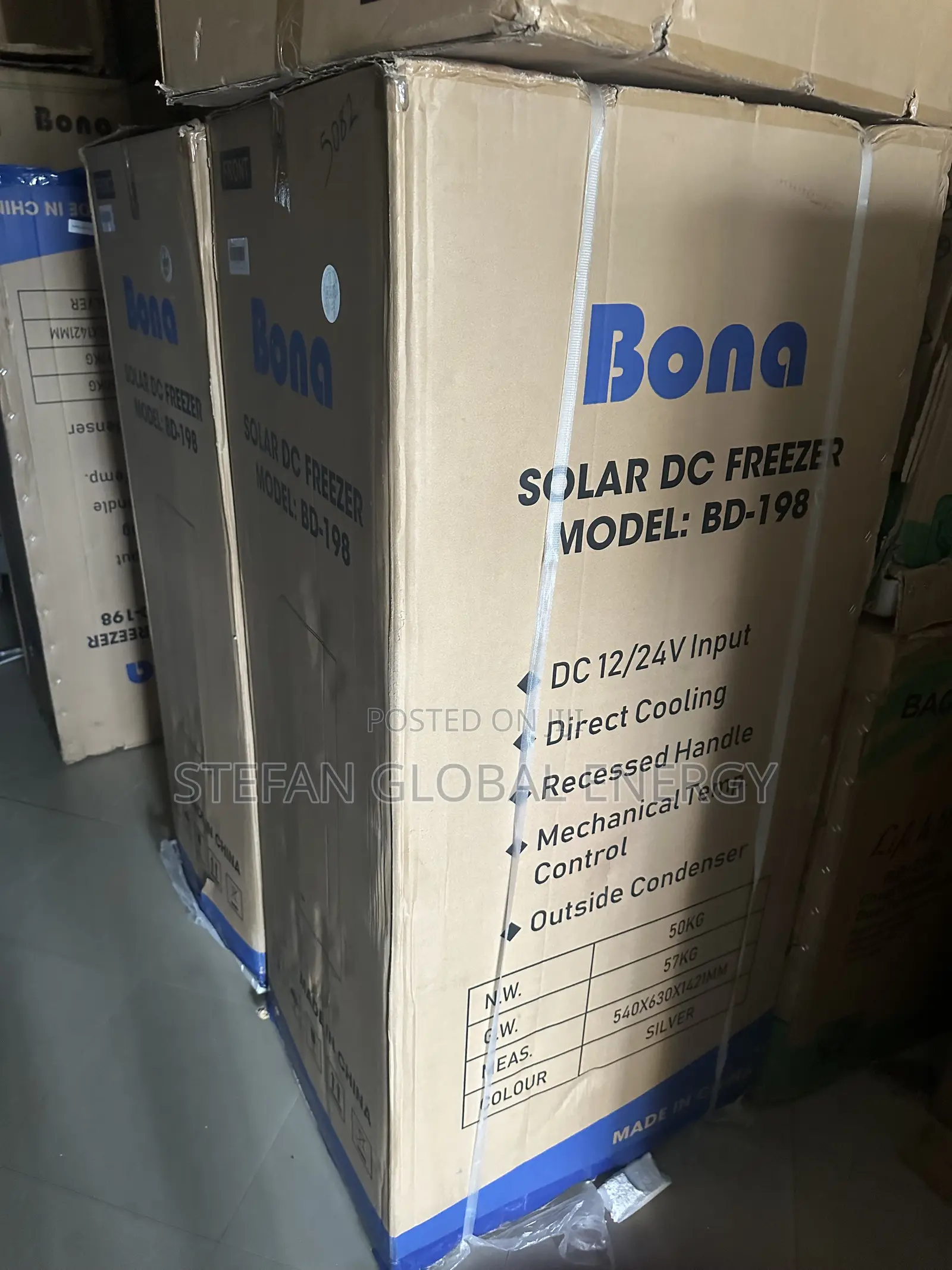 198L Bona Ice Maker Upright Freezer