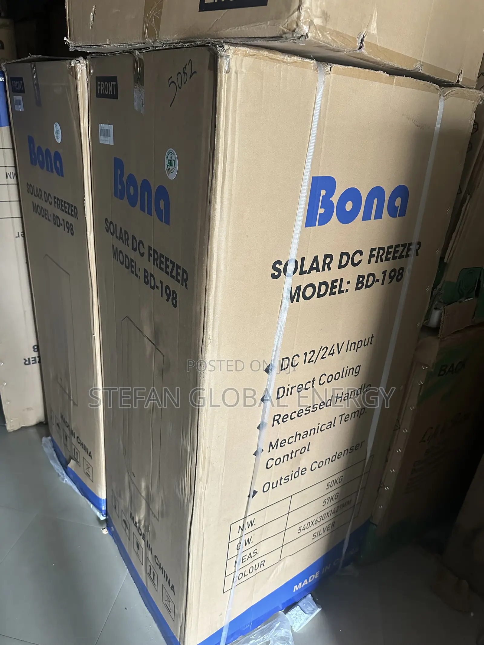 198L Bona Ice Maker Upright Freezer