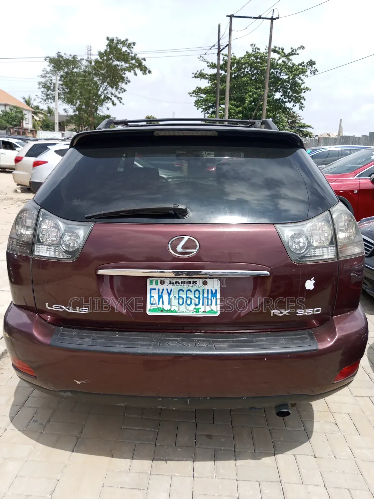 Lexus RX 350 2008 Red