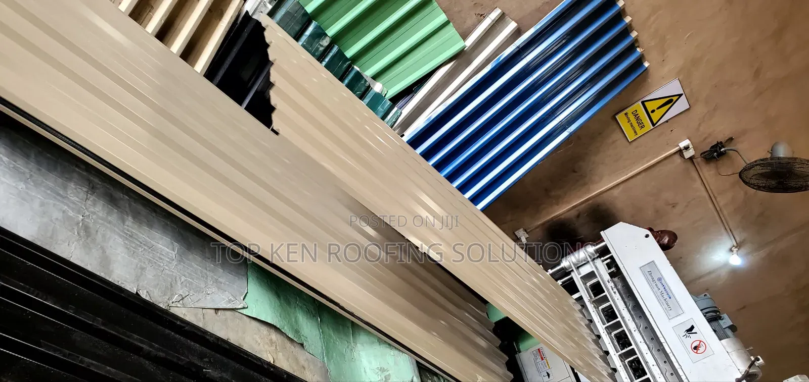 0.55(A)mm Grey Beige Longspan Aluminium Roofing Sheets