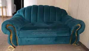 Luxurious Blue Couch