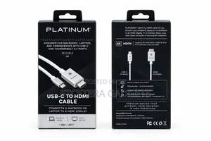 Platinum - 6 Feet USB-C to HDMI Cable for Macbook