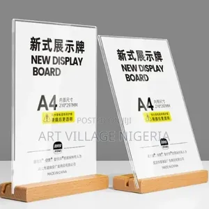 Acrylic Information Display