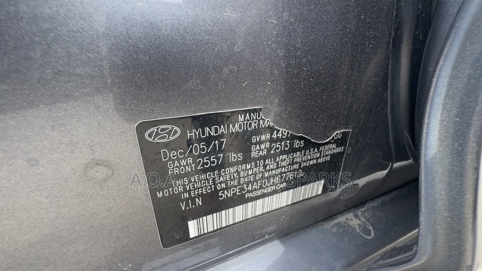 Hyundai Sonata 2018 Gray