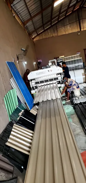 0.65mm Grey Beige Longspan Aluminium Roofing Sheets – Top Ken