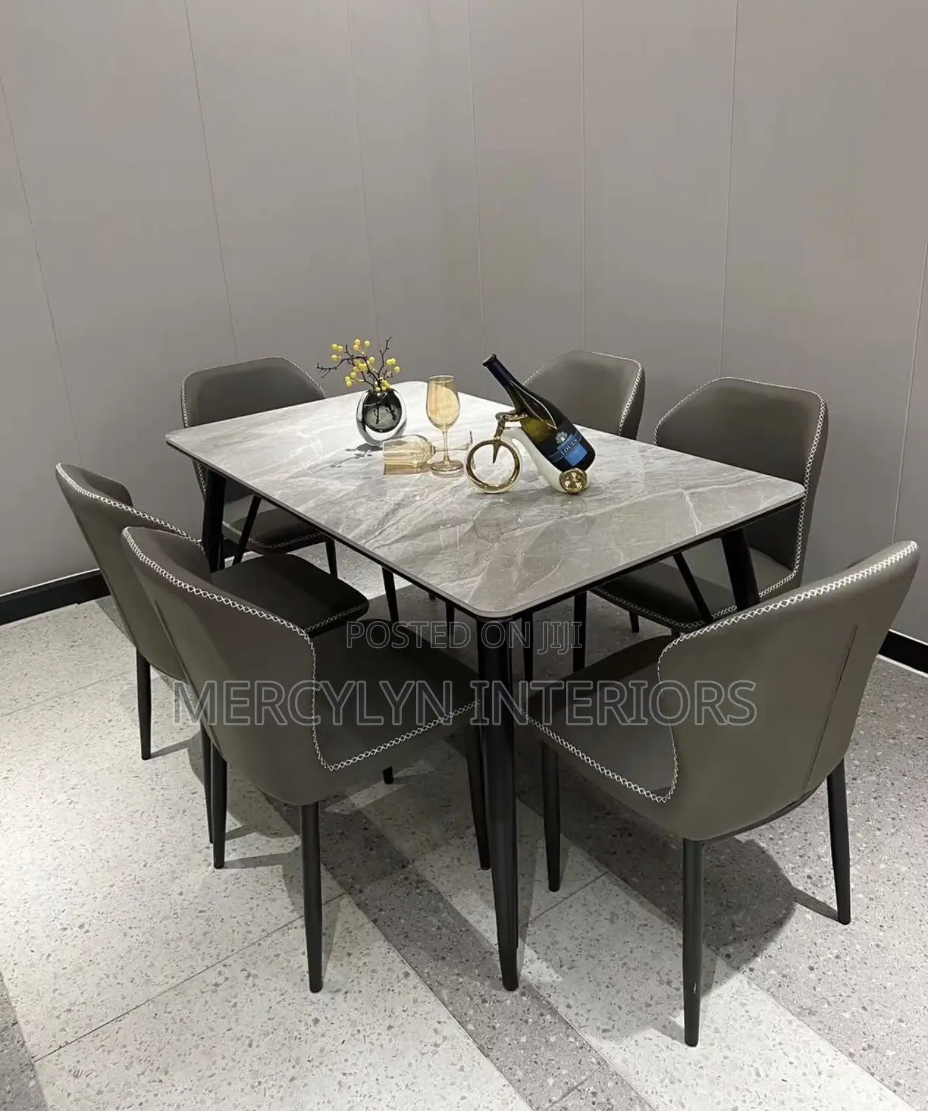6 Seater Marble Dining