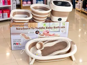 7-in-1 Baby Bath Set With Mini Washing Machine – ₦150,000