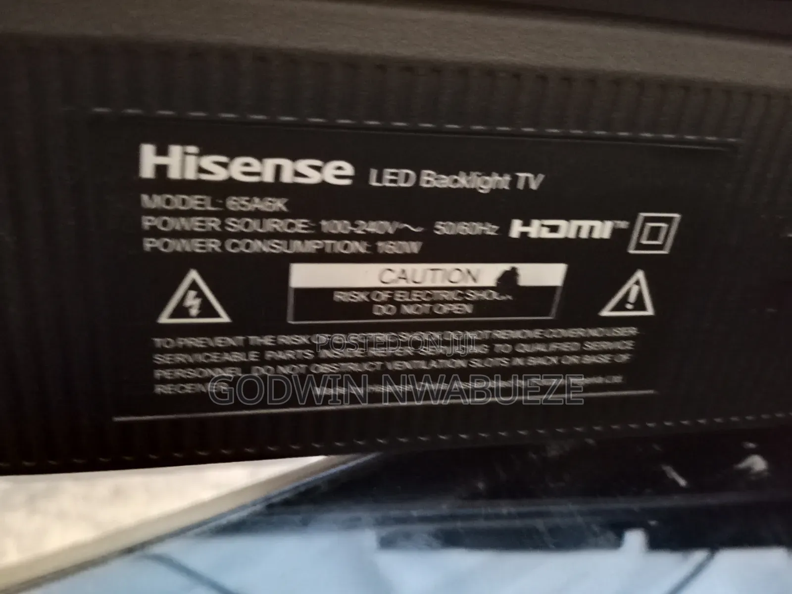 Hisense smartTV 65 Inches