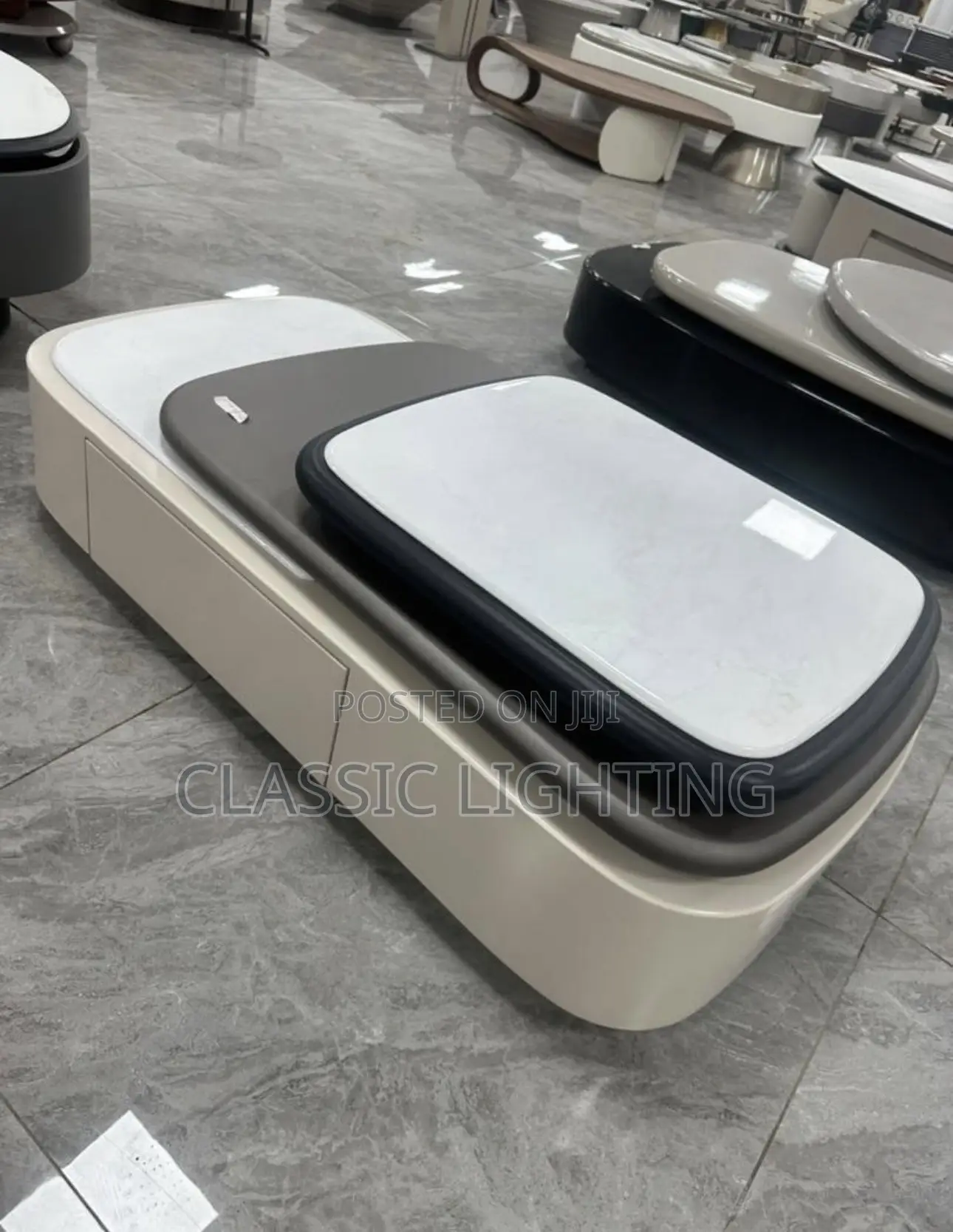 Modern Living Room Coffee Table Extendable Designer Luxury Table
