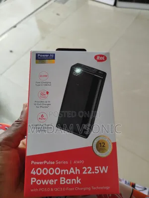 Itel 40000mah Power Bank