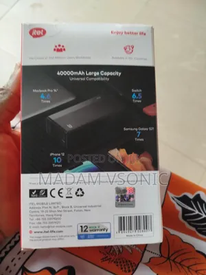 Itel 40000mah Power Bank
