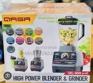 Qasa Pro 5 High Power 3 in 1 Blender and Grinder