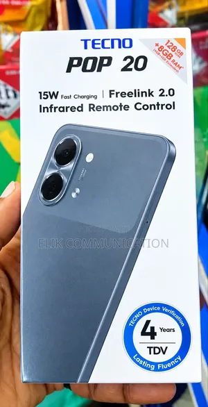 New Tecno Pop 20 128 GB Black