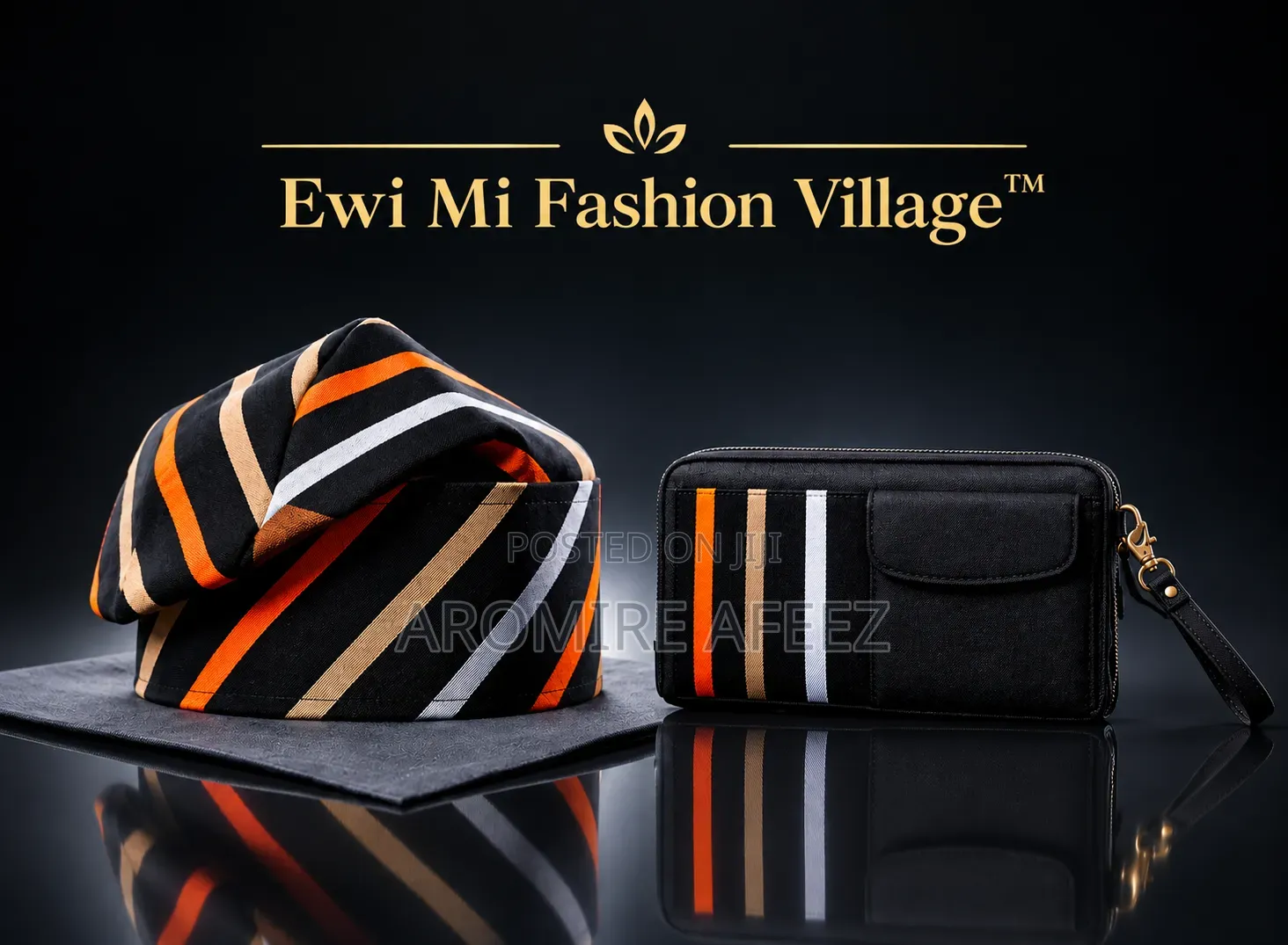 Village FitCaps & Matching Bold Purse