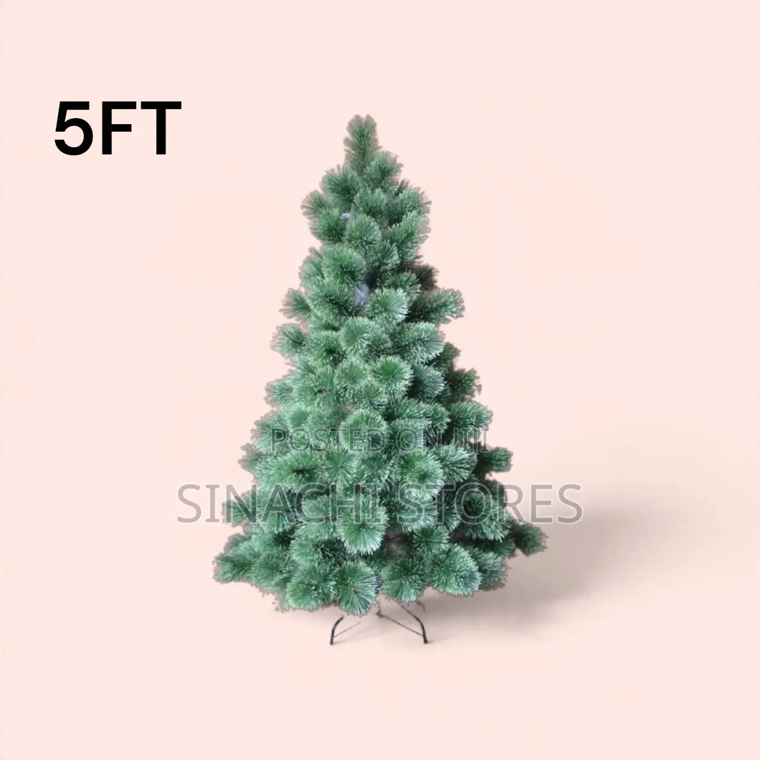 5ft Green Pine Snow