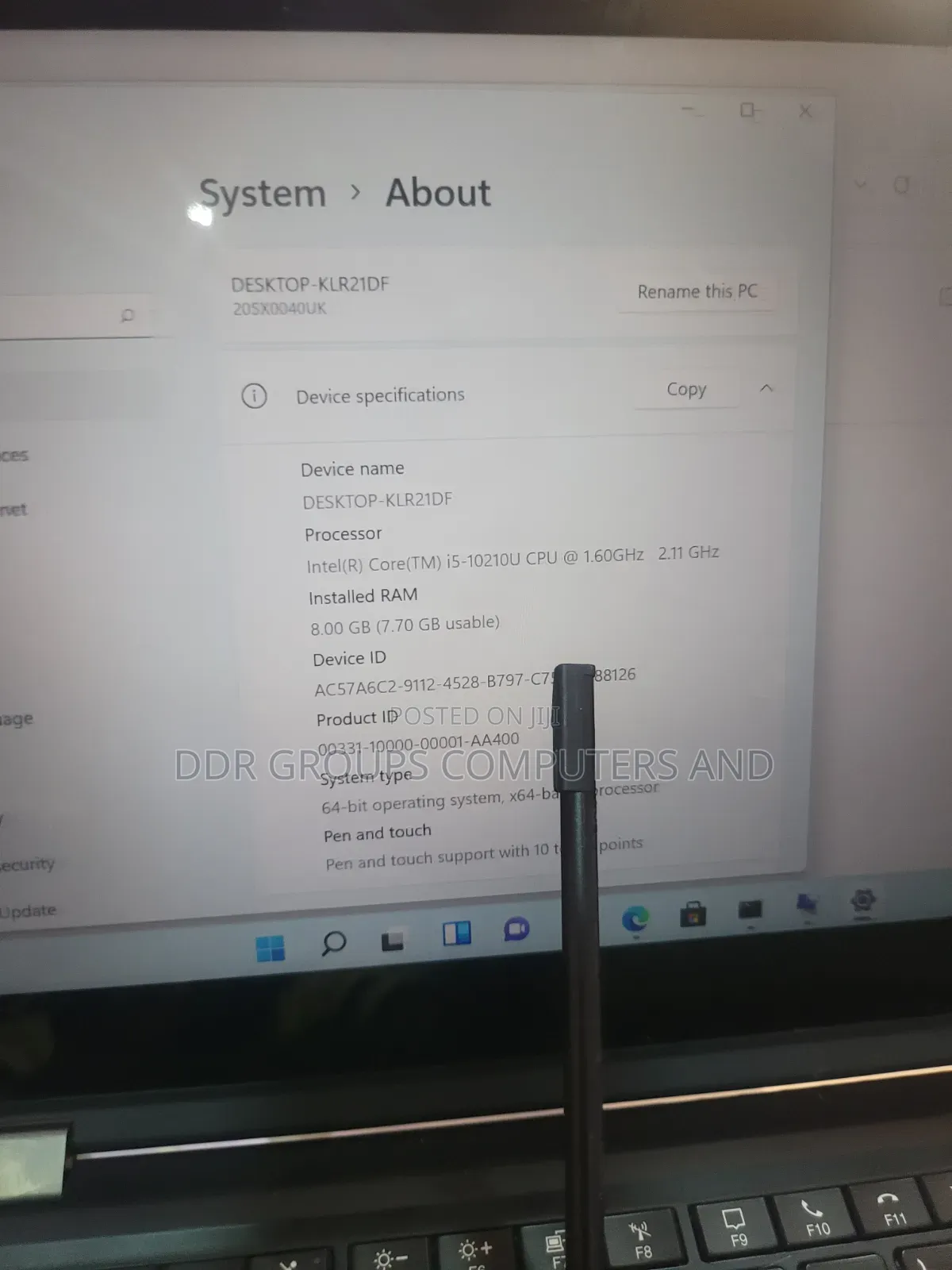 Laptop Lenovo ThinkPad x13 Yoga 8GB Intel Core i5 SSD 256GB