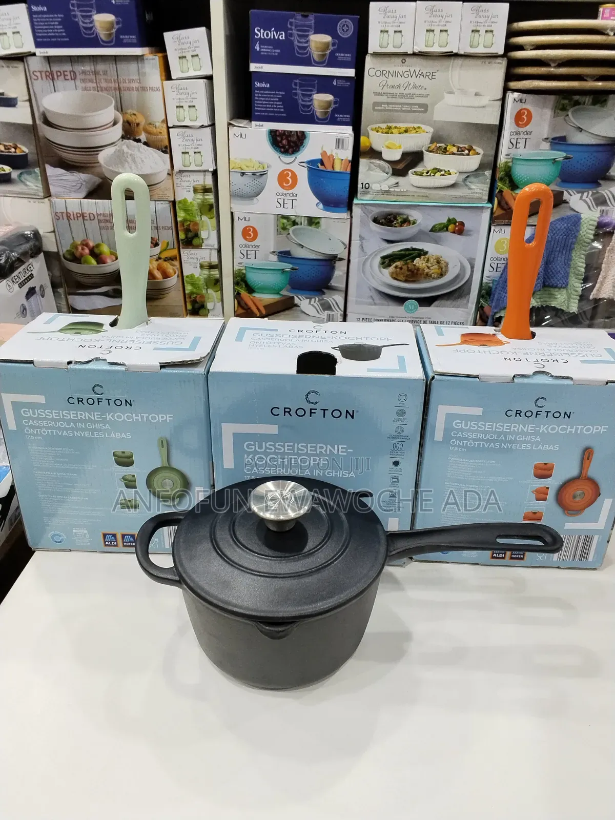 Crofton Cast Iron Sauce Pan – 17.5cm