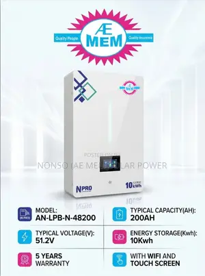 10kwh 51.2v Lithium Ion Battery