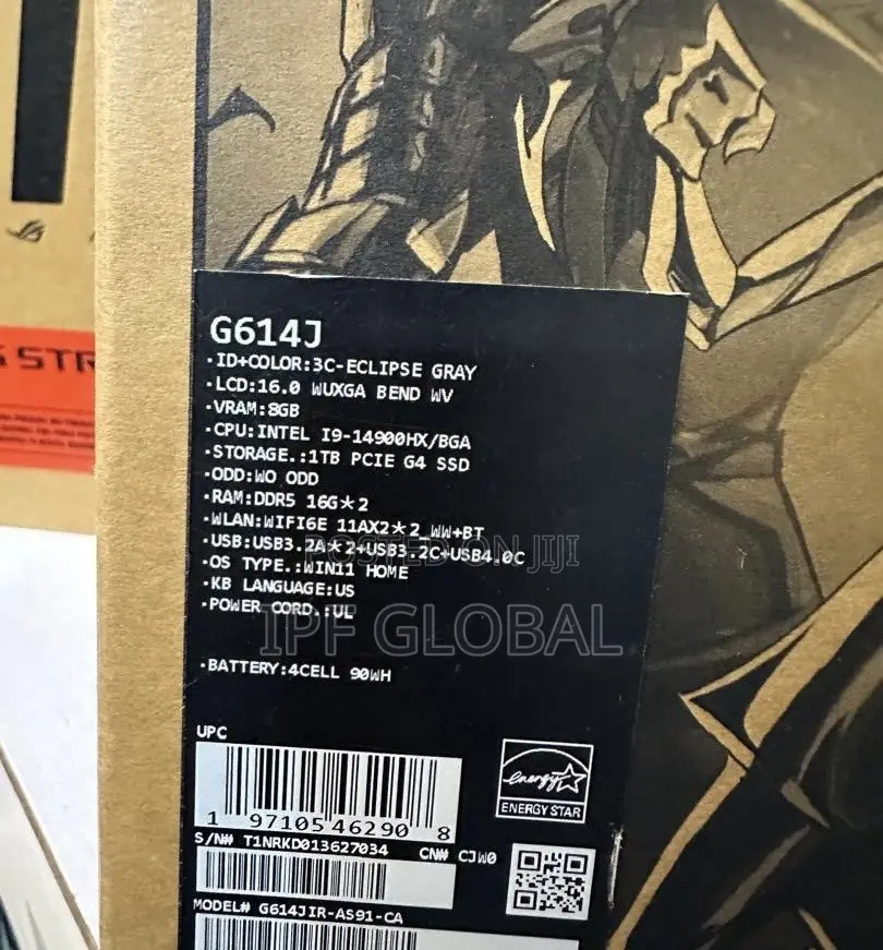 New Laptop Asus ROG Strix G16 32GB Intel Core i9 SSD 1T