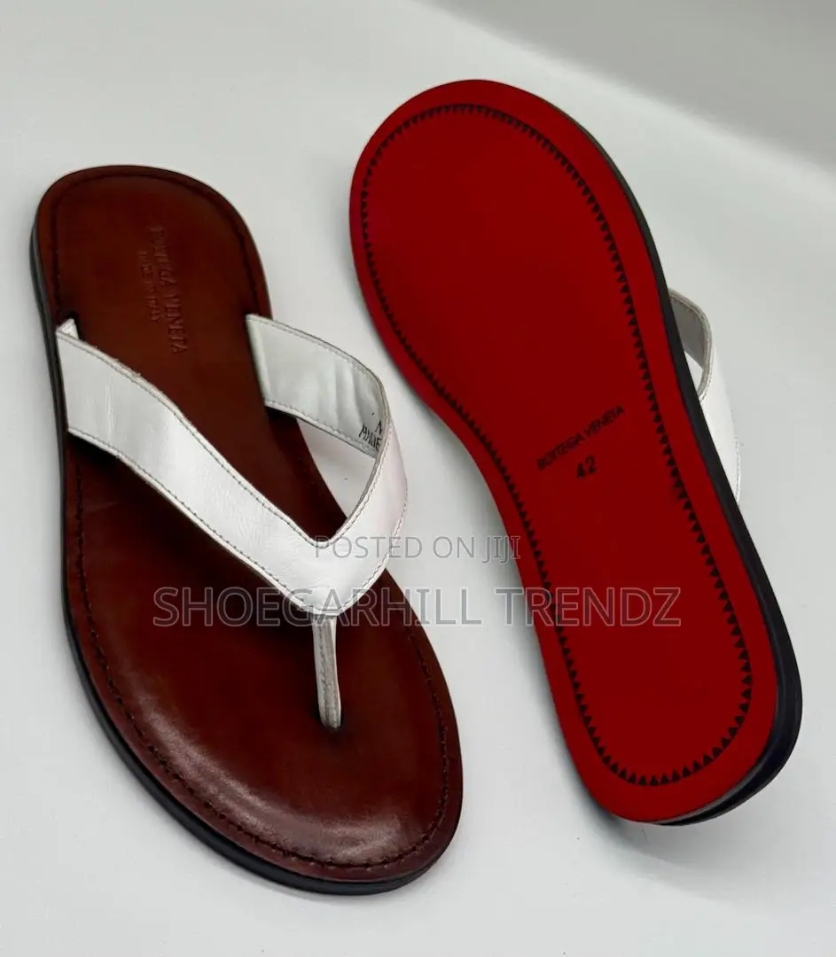 Men Bottega Vanetta Scissors Strap Slippers