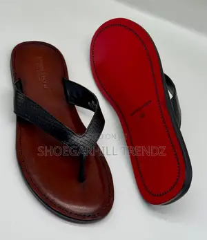 Men Bottega Vanetta Scissors Strap Slippers