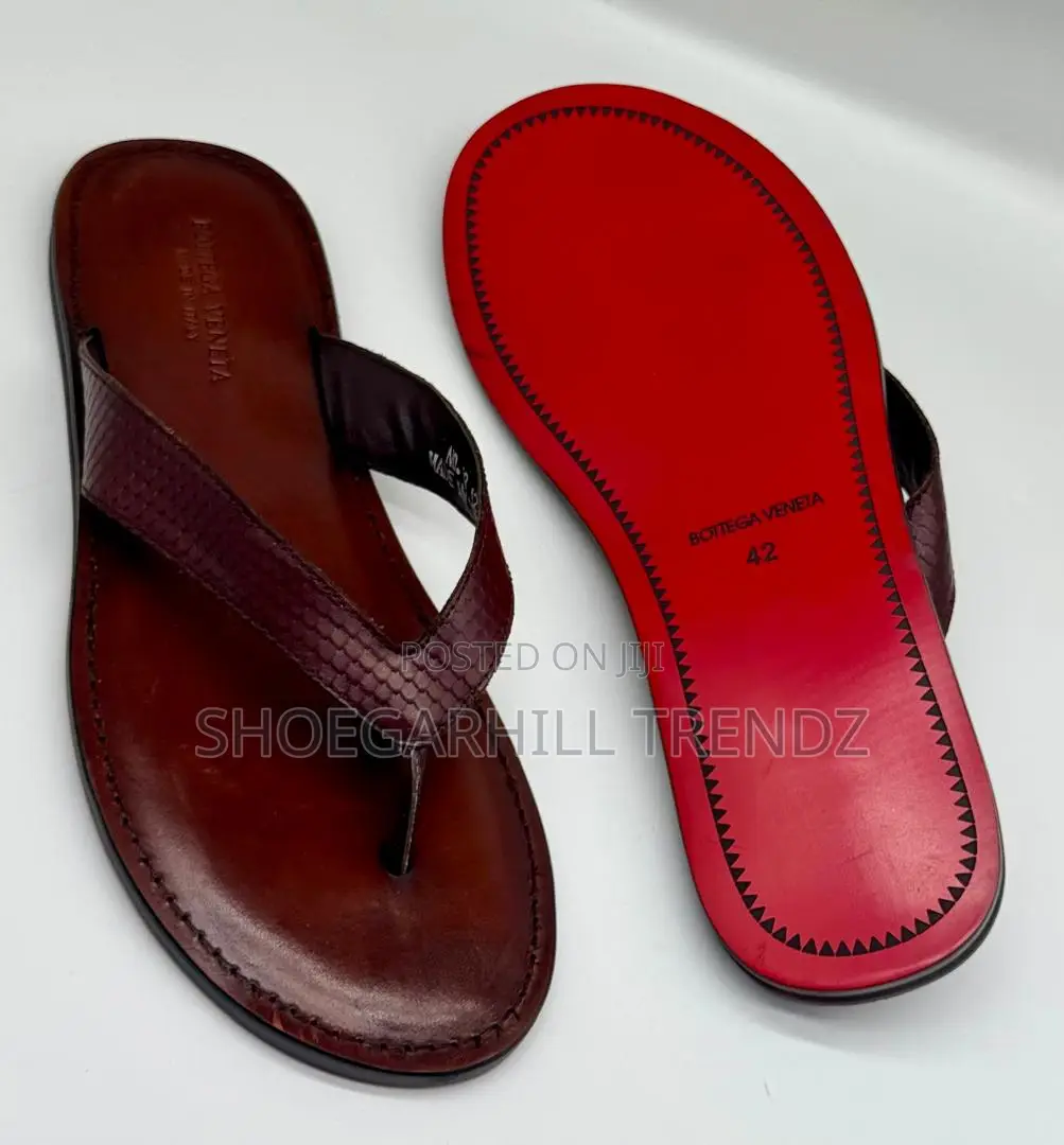 Men Bottega Vanetta Scissors Strap Slippers