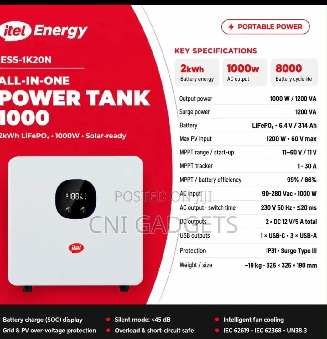 Itel Power Tank 1000