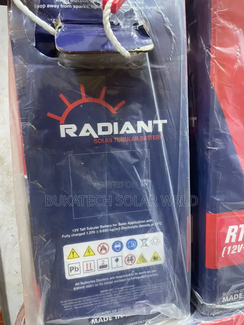 Radiant Tubular Battery 220ah