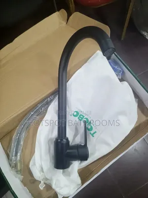 Kitchen Sink Black Mixer Tap