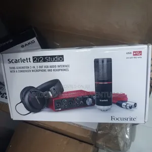 Professional Complete Studio Boundle Focusrite Scarlett 2i2 3rd Gen