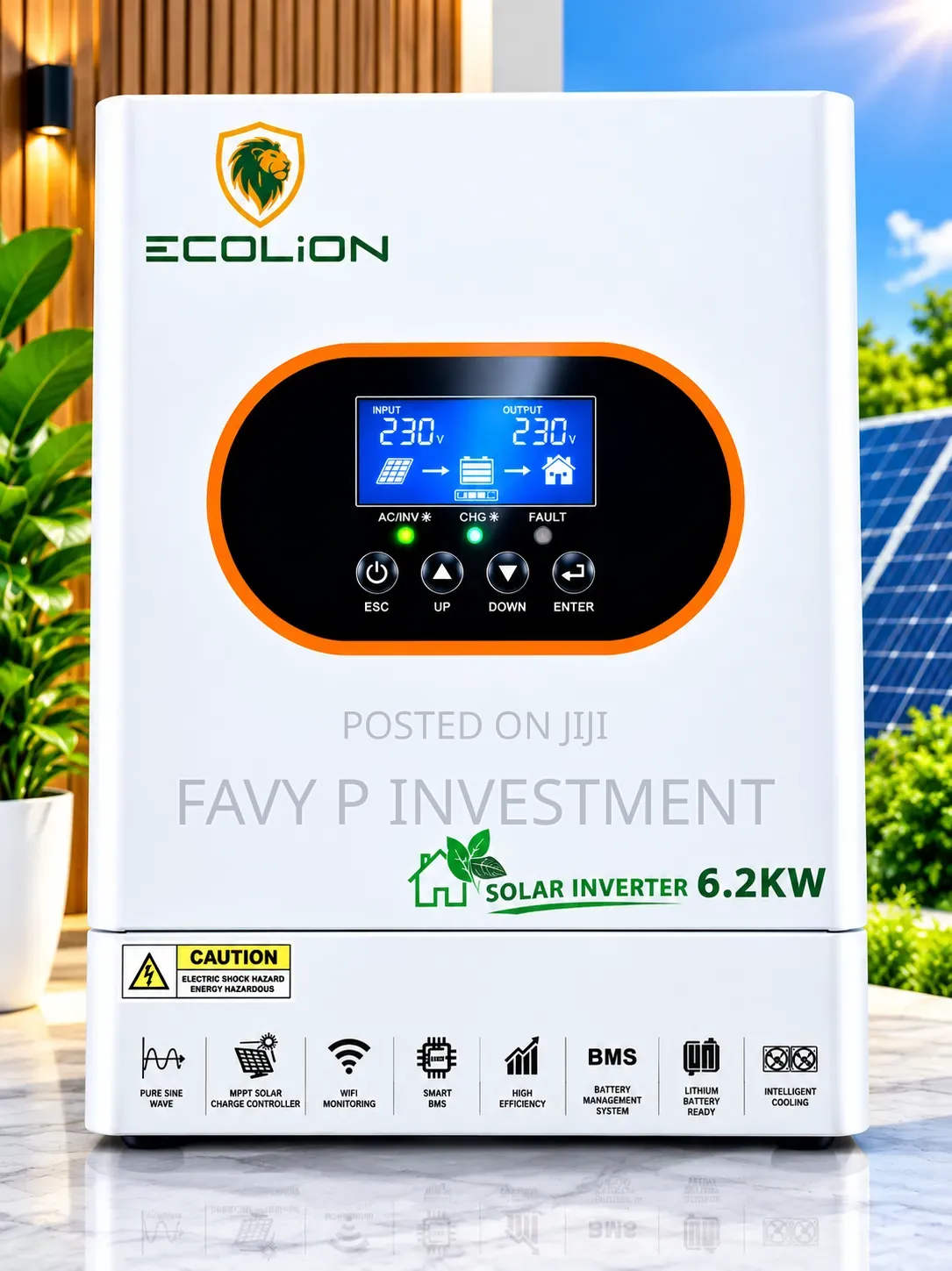6.2kva Ecolion Hybrid Inverter 48v