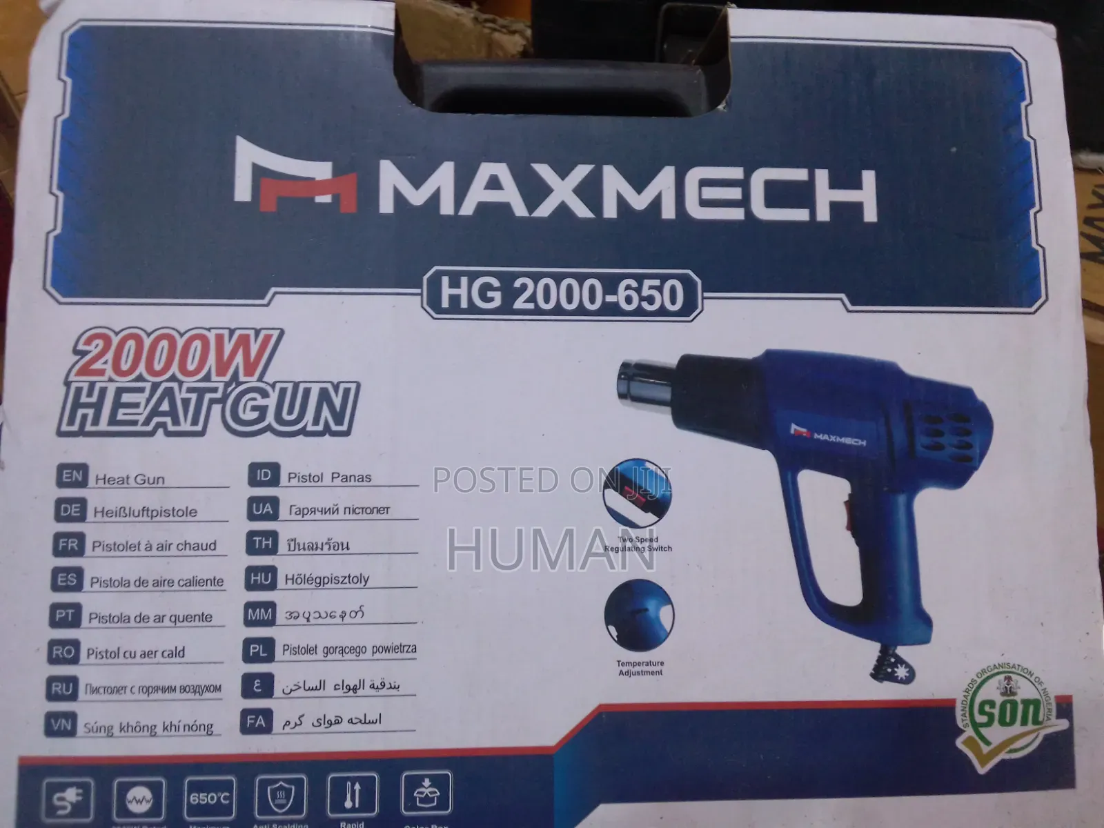 Maxmech Heat Gun 2000W