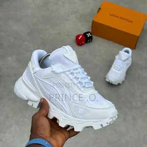 White Louis Vuitton Summit Sneakers