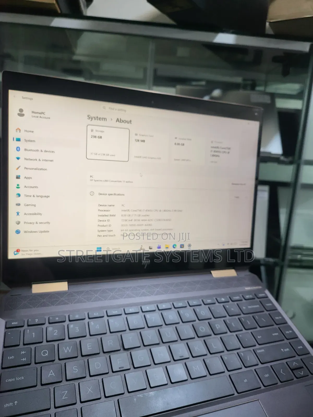Laptop HP Spectre X360 8GB Intel Core i7 SSD 256GB