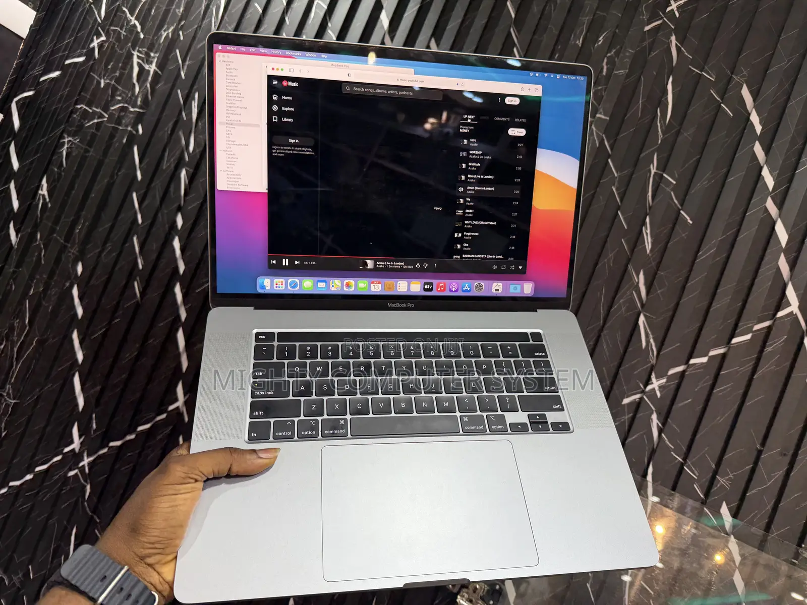 Laptop Apple MacBook Pro 2019 32GB Intel Core i9 SSD 1T