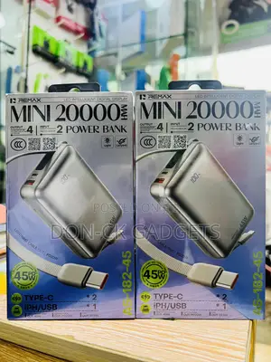 Mini 2,000mah 45w Fast Charging Power Bank