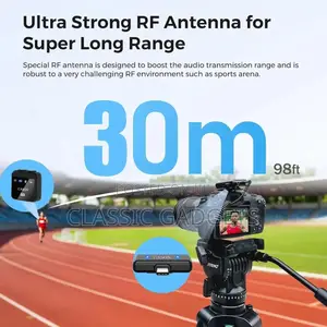 SX23 Wireless Lavalier Microphonefor Audio Video Recording /Broadcast
